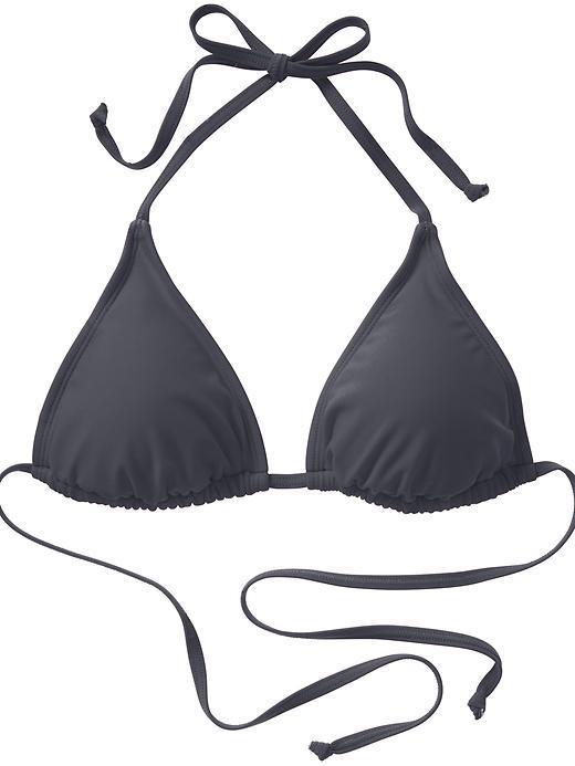 Athleta Womens Triangle String Bikini Size Xl - Asphalt