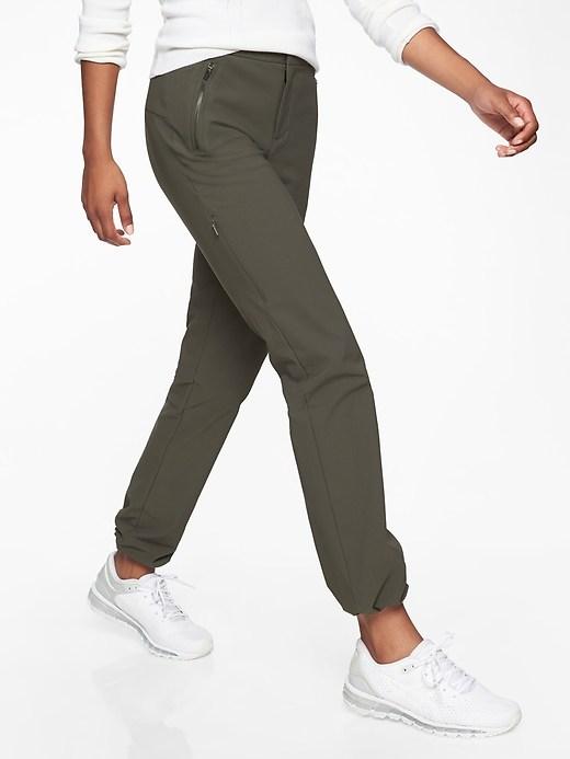 Athleta Womens Wander Straight Pant Arbor Olive Size 6
