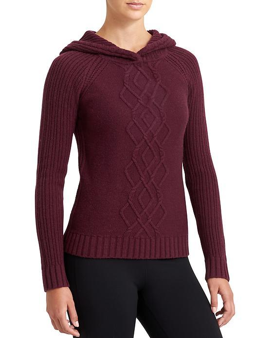 Athleta Womens Merino Cold Spell Hoodie Size 2x Plus - Chianti Heather