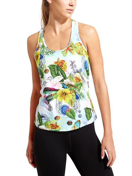 Athleta Womens Tropical Chi Tank Size Xl - Multi