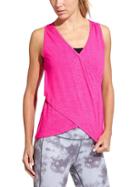 Athleta Womens Om Odyssey Tank Size M - Brilliant Magenta Heather