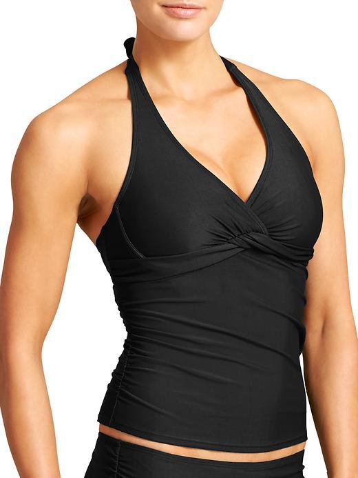 Athleta Womens Tara Halter Tankini Size 34b/c - Black