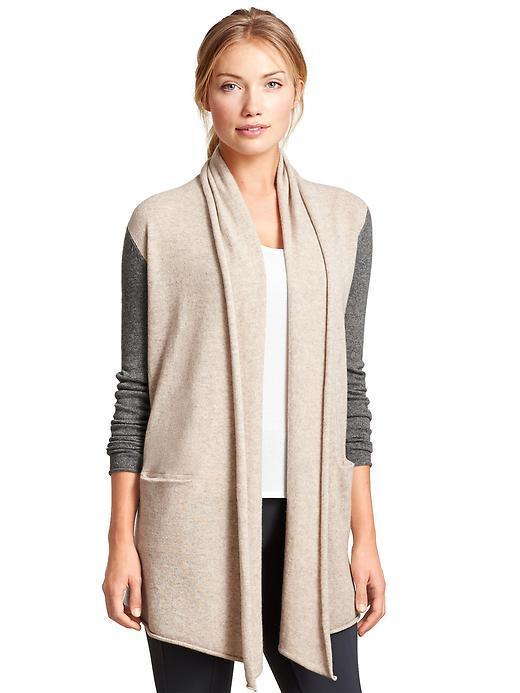 Athleta Womens Cashmere Casmalia Sweater Size M - Oatmeal Heather