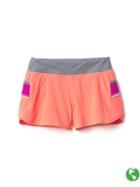 Athleta Record Breaker Short Size L/12 - Coral Quandry