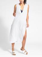 Athleta Womens Meditation Midi Cover-up Size L - Bright White