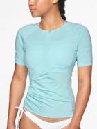 Athleta Womens Pacifica Wrap Front Tee Surf City Size Xs