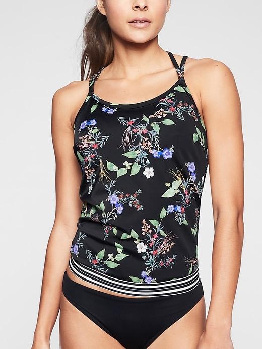 Gold Coast Floral Blousy Tankini