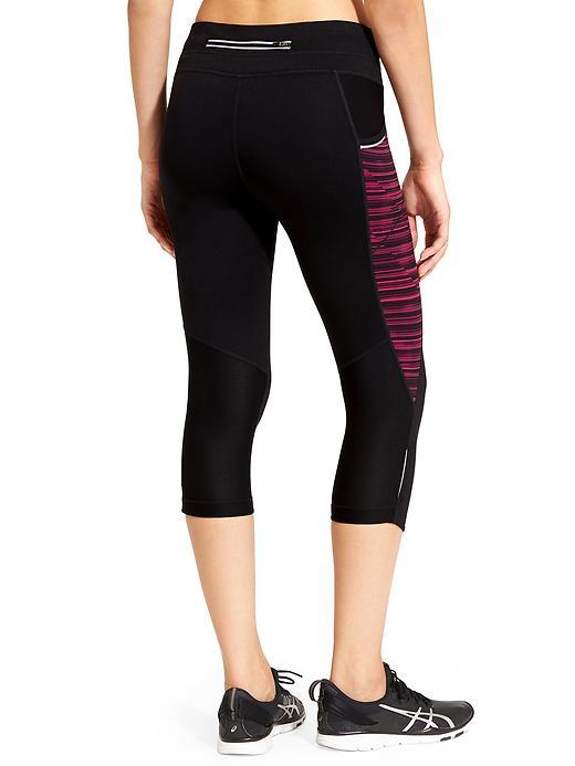Athleta Womens Spliced Mix Match Be Free Knicker Size L Tall - California Plum