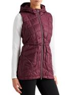 Athleta Womens Uptown Down Vest Size L - Chianti