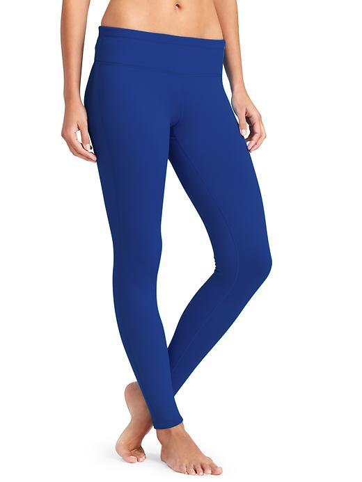Athleta Womens Polartec Power Stretch 2 Tight Size M Tall - Sapphire