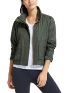 Athleta Womens Military Jacket 2 Size 1x Plus - Jasper Green