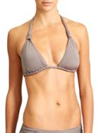Athleta Womens Aqualuxe Bikini Size L - Foxtail Taupe