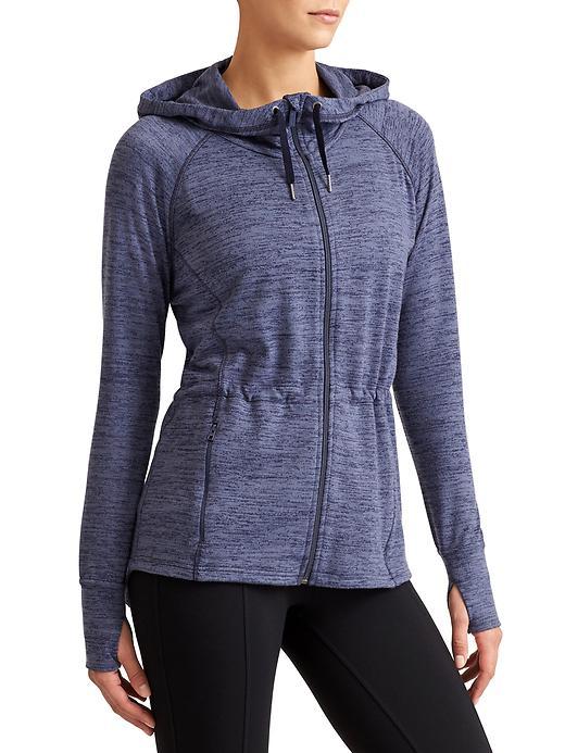 Athleta Womens No Sweat Jacket Size 1x Plus - Navy Heather