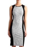 Athleta Womens Cityscape Dress Size L - Grey Heather/black