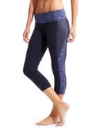 Athleta Womens Remix Revelation Capri Size L - Navy
