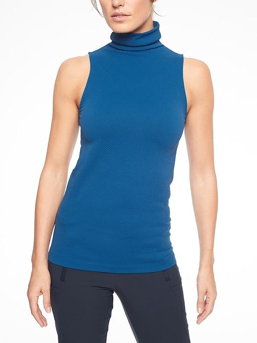 Athleta Womens Flurry Base Layer Tank Peacock Size Xs
