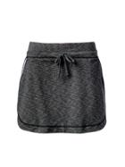 Athleta Womens Techie Terry Skirt Size L Tall - Charcoal Grey Heather
