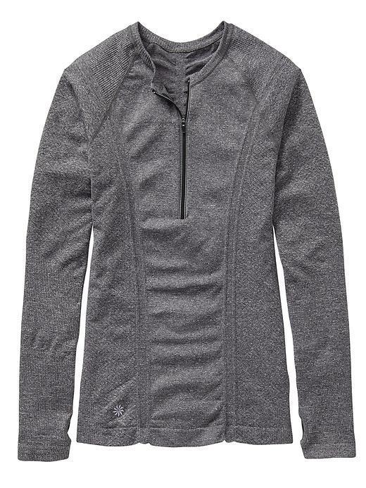 Athleta Tracker Top - Black Heather