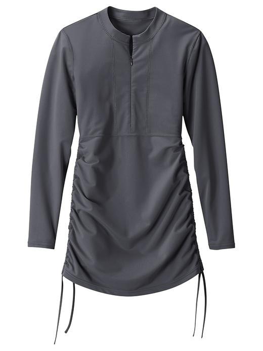 Athleta Womens Ruched Guard Size M - Asphalt