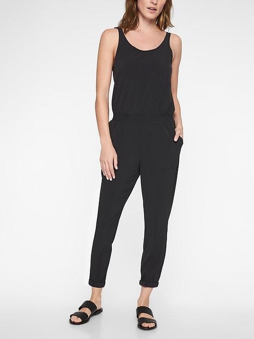 Athleta Womens Roaming Romper Black Size 12