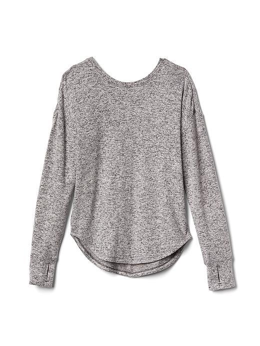 Athleta Peek Dance Top Size L/12 - Grey Heather