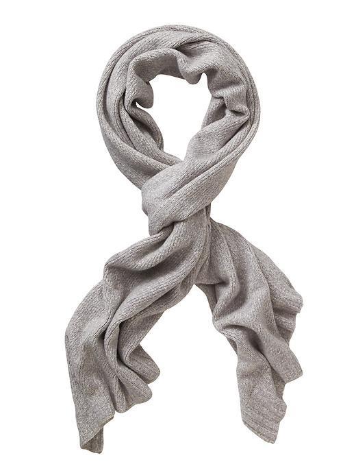 Athleta Boucle Scarf Size One Size - Grey Heather