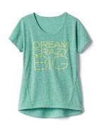 Athleta Empower Tee Size L/12 - Toucan Teal