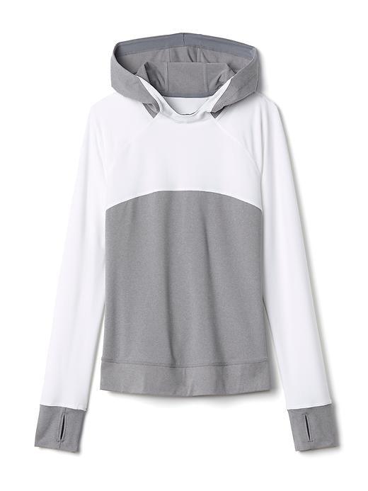 Athleta Swift Hoodie Size L/12 - Medium Grey Heather