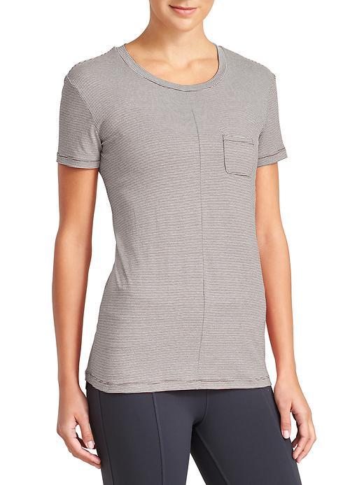 Athleta Womens Tavvy Tee Size M - Grey Heather