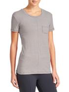 Athleta Womens Tavvy Tee Size M - Grey Heather