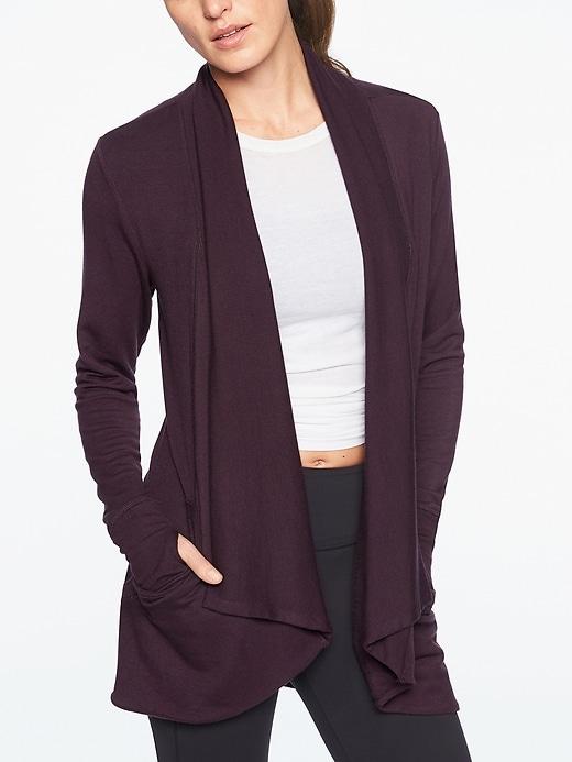 Athleta Womens Pranayama Wrap Wild Raisin Size 2x