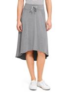 Athleta Womens Beachcomber Midi Skirt Size 1x Plus - Grey Heather