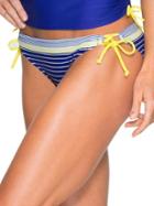 Athleta Womens Capitola Notsostring Bottom Size Xxs - Amalfi Blue Stripe