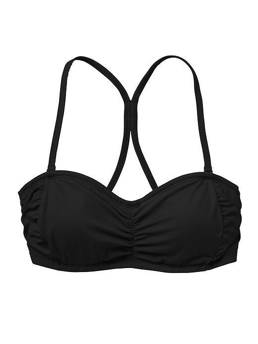 Athleta Womens Bandeau Bikini Size 32b/c - Black