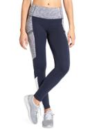 Athleta Womens Colorblock Powerlift Tight 2.0 Size L Tall - Navy