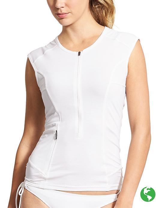 Athleta Womens Pacifica Upf Tank 3.0 Size S Tall - Bright White