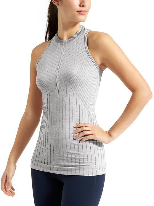 Athleta Womens Sojourn Tank Fog Grey Heather Size Xl