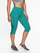 Athleta Womens Up For Anything Crop Electric Jade Size L