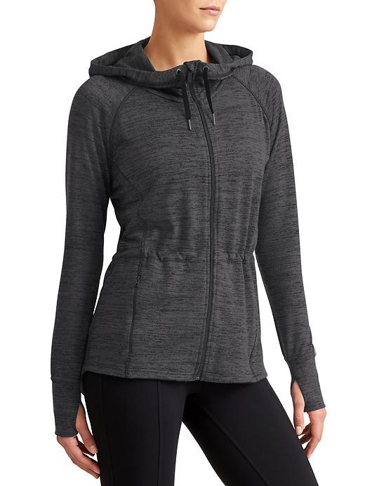 Athleta Womens No Sweat Jacket Size 1x Plus - Flint Grey Heather