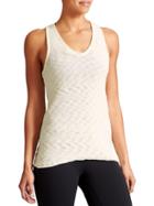 Athleta Womens Buena Vista Tank Size L - Sandy White