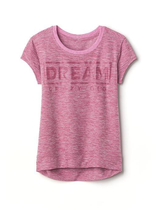 Athleta No Limits Tee Size L/12 - Electric Fuchsia