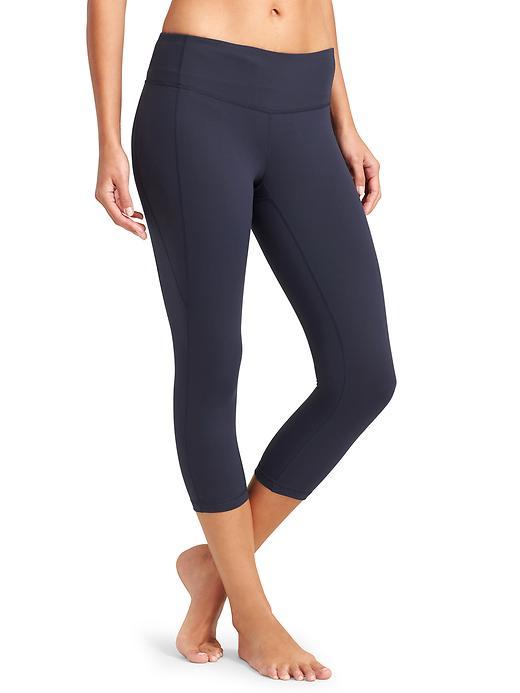 Athleta Womens Revelation Capri Size L Tall - Navy