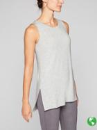 Athleta Womens Threadlight Layering Tank Size L Tall - Grey Heather