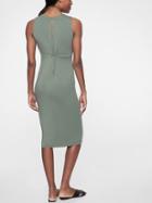 Athleta Womens Twist Back Dress Vintage Flight Size Xl
