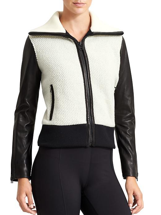 Athleta Womens Elevate Jacket Size L - Vanilla Cream