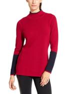 Athleta Womens Switchback Sweater Size L - Seeing Red