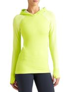 Athleta Womens Neothermal Hoodie Size L - Sour Apple