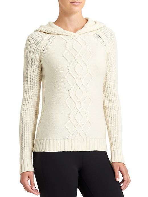 Athleta Womens Merino Cold Spell Hoodie Size 2x Plus - Ivory