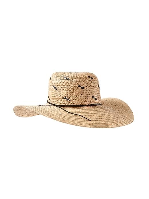 Athleta Womens Straw Sun Hat Natural Size One Size