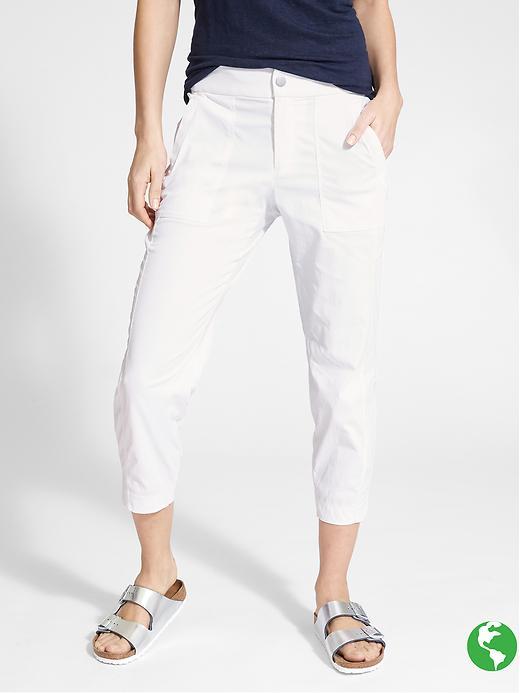 Athleta Womens Trekkie Crop Size 0 - White